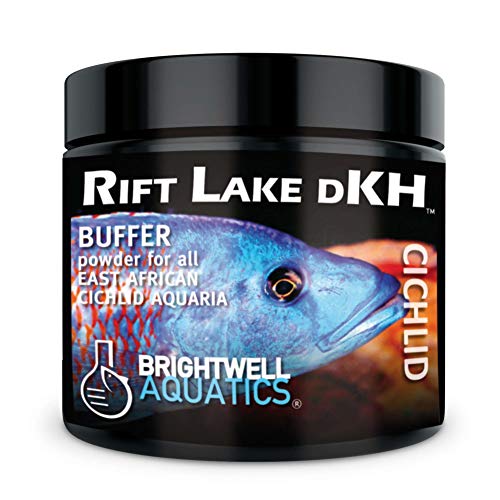 Brightwell Aquatics Rift Lake dKH - Alkalinity Increasing Buffer Powder for East African Cichlid Aquariums, 250-g