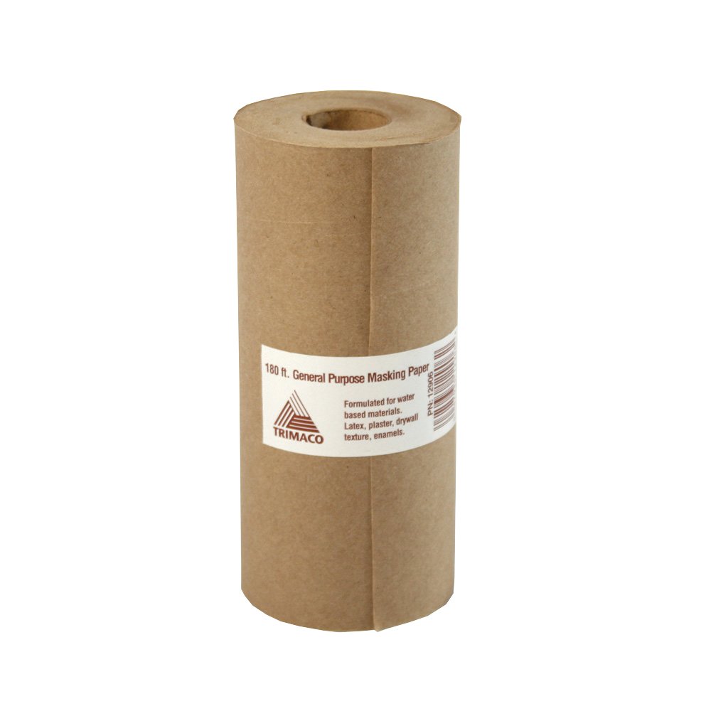 Trimaco 6 in. x 180 ft. Brown General Purpose Masking Paper