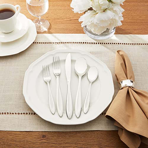 Ginkgo International Fontur 20-Piece Stainless Steel Flatware Place Setting Service for 4