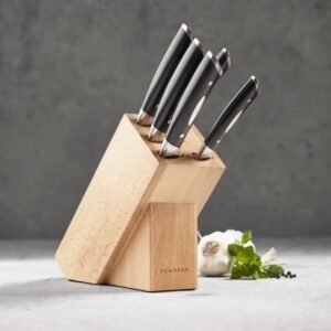 Scanpan Classic 6-Piece Knife Set with Block