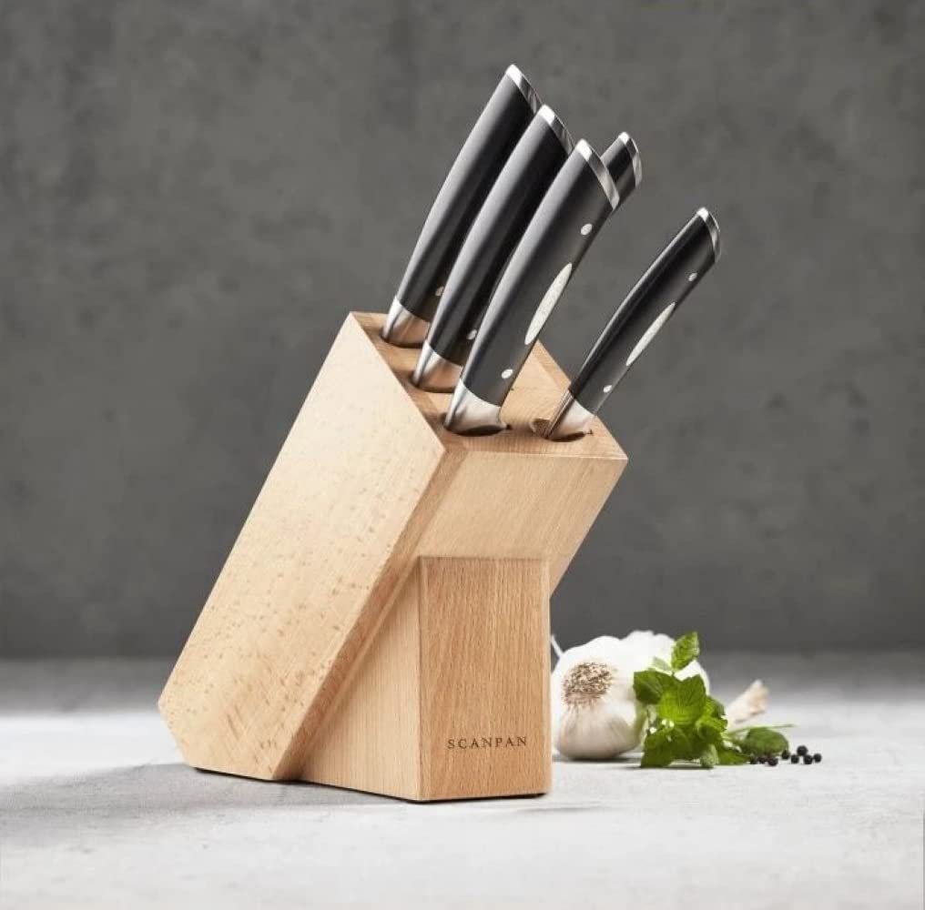 Scanpan Classic 6-Piece Knife Set with Block