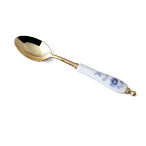 narumi 9682-9384s teaspoon, milan, 5.5 inches (14 cm), gold, 1 piece, made in japan