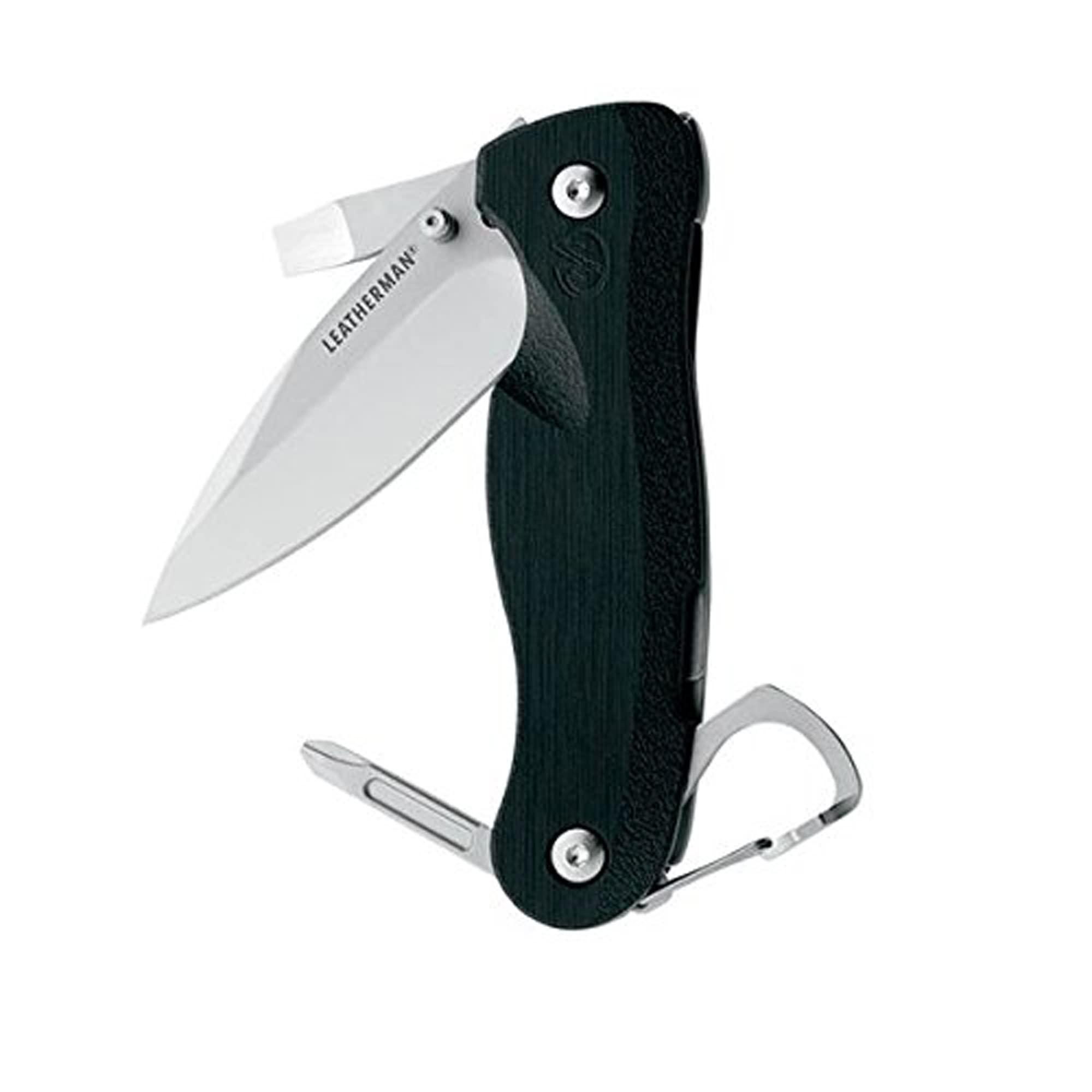 LEATHERMAN - Crater C33T Lightweight Folding Knife with Bottle Opener, Stainless Steel