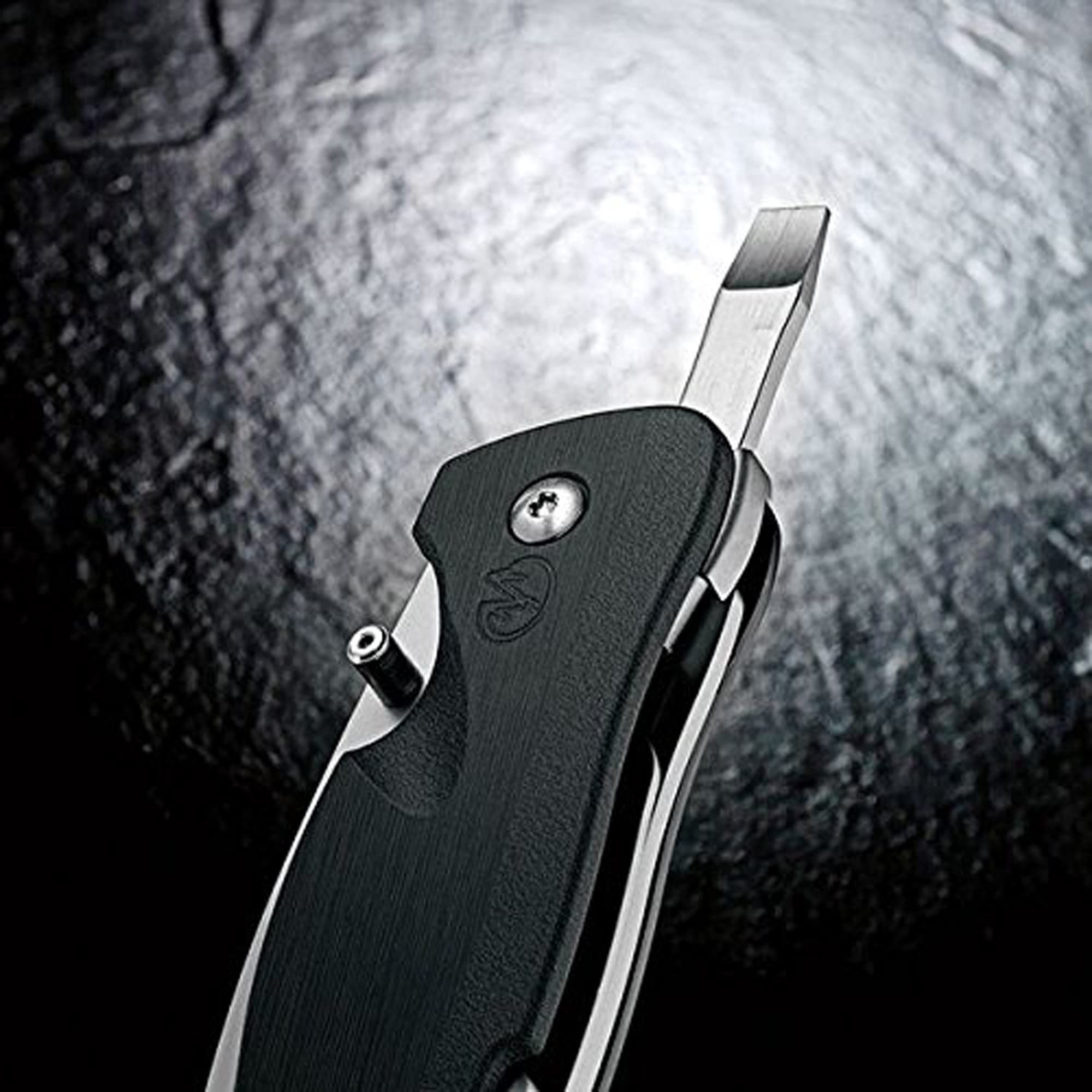 LEATHERMAN - Crater C33T Lightweight Folding Knife with Bottle Opener, Stainless Steel