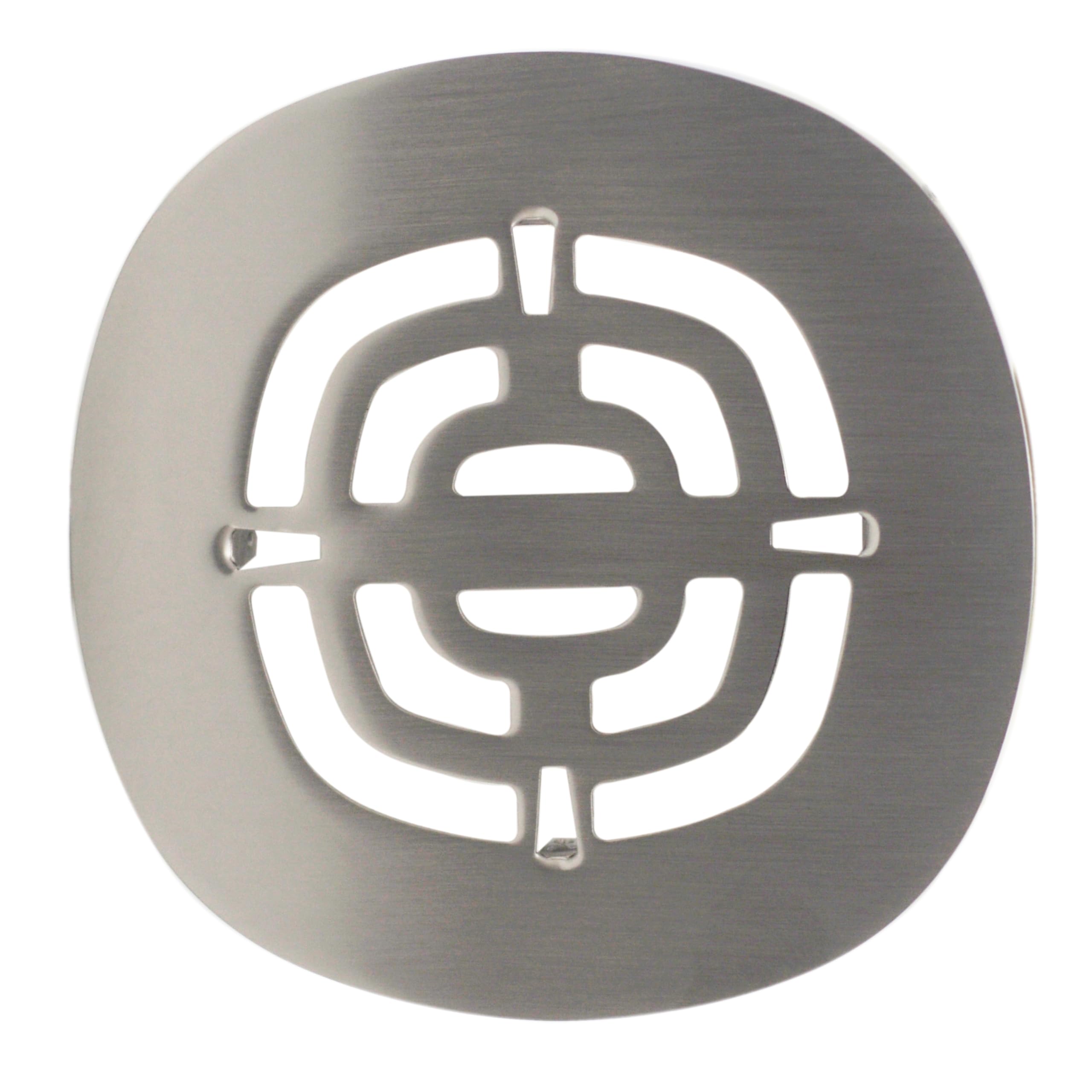 Westbrass Brass Snap-In Shower Strainer Grid, Satin Nickel, D316-07