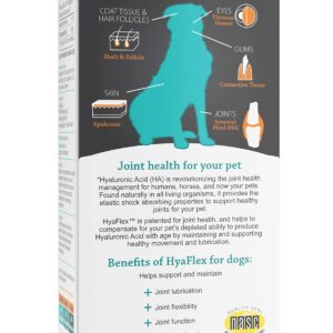 Hyalogic HyaFlex Hyaluronic Acid for Dogs - Premium Pet Supplies for Joint, Skin, Eye, and Coat Maintenance - Natural Joint Supplement for Dogs to Enhance Mobility (30ml)