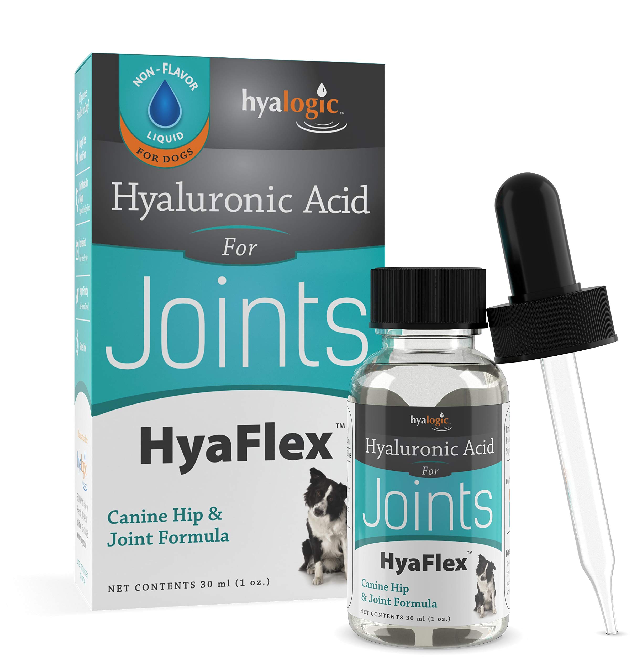 Hyalogic HyaFlex Hyaluronic Acid for Dogs - Premium Pet Supplies for Joint, Skin, Eye, and Coat Maintenance - Natural Joint Supplement for Dogs to Enhance Mobility (30ml)