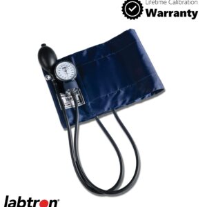 Labtron Manual Blood Pressure Monitor, Adult XL Cuff, Labstar Deluxe Aneroid Sphygmomanometer