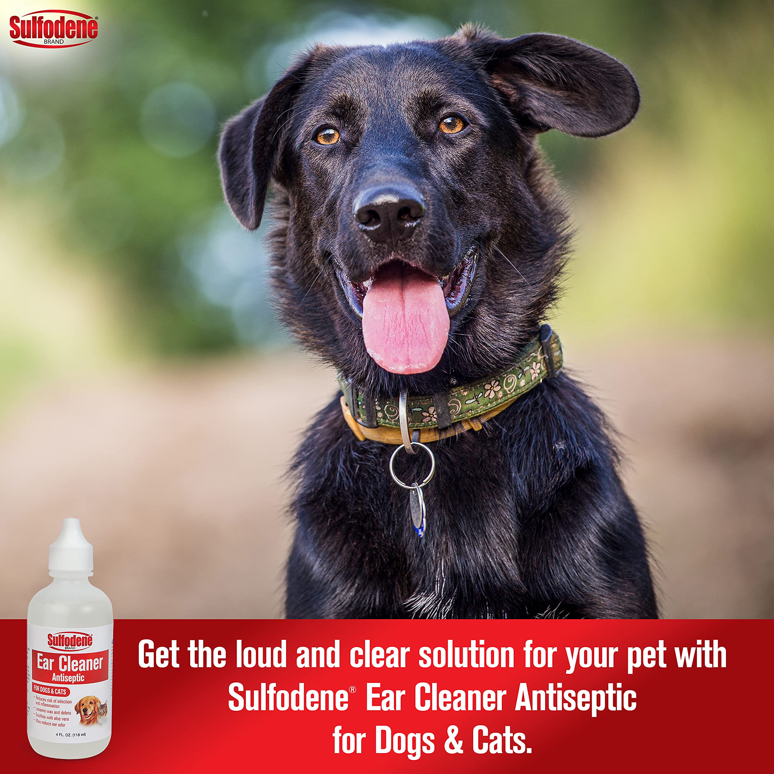 Sulfodene Ear Cleaner for Dogs & Cats 4oz