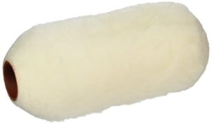 lambskin roller cover by linzer, 9" x 1-1/2" nap, natural merino sheepskin, natural oils prevent matting for uniformed coverage, can be cleaned for multiple uses