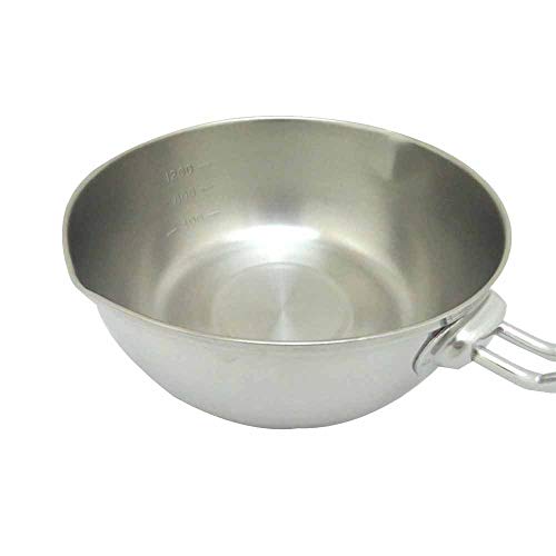 Endoshoji TKG AYK52024 Single-Handled Pot, Snow Flat Pot, 9.4 inches (24 cm), Stainless Steel, Rust Resistant, Durable, Hygienic, Induction Compatible, Inner Diameter x Depth 9.2 inches (234 mm) x