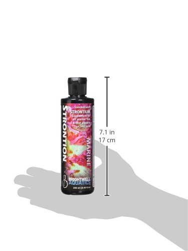 Brightwell Aquatics Strontion - Concentrated Strontium Supplement for All Marine Aquariums, 250ML