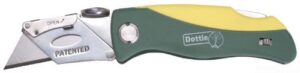 l.h. dottie lbk utility knife, folding lock back, abs handle