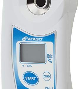 ATAGO PAL-1 0.0-53.0% BRIX, (3810) Digital Hand-HELD Pocket Refractometer