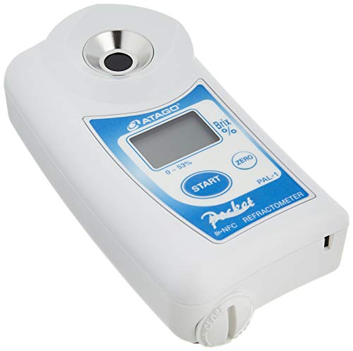 ATAGO PAL-1 0.0-53.0% BRIX, (3810) Digital Hand-HELD Pocket Refractometer