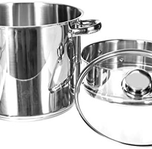 Baumalu - 342639 - Stainless Steel Couscouspot 24 cm 9 Liter