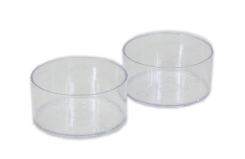 candlemakers Tea Light Clear Plastic Cups: 100 Cups