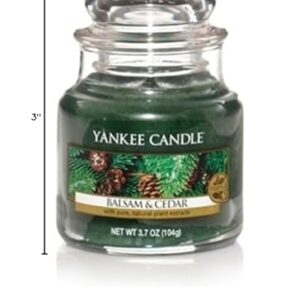 Yankee Candle Balsam & Cedar Small Jar Candle