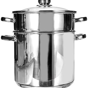 Baumalu - 342639 - Stainless Steel Couscouspot 24 cm 9 Liter