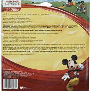 The First Years Disney Mickey Mouse Dinnerware Set - Toddler Plates and Toddler Utensils- 4 Count