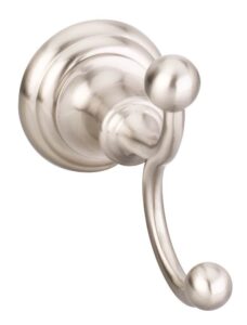 elements bhe5-02sn conventional robe hook, satin nickel