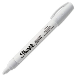 sanford 35558 sharpie oil-based paint marker, medium point, white, 1-count