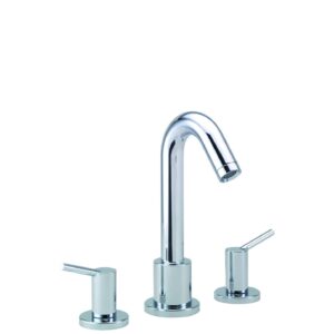 hansgrohe Talis S Modern -Handle Wide Roman Tub Filler Freestanding Bathtub Faucet in Chrome, 32313001