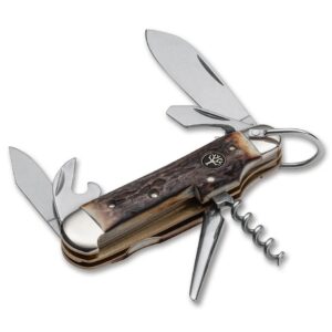 Boker 110182HH Boxer Camp Pocket Knife with 2.5 in. Blade, Stag