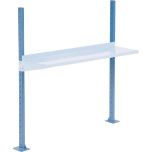 Global Industrial 48"H Upright Kit, Pair, 200 lbs. Capacity, Steel, Blue