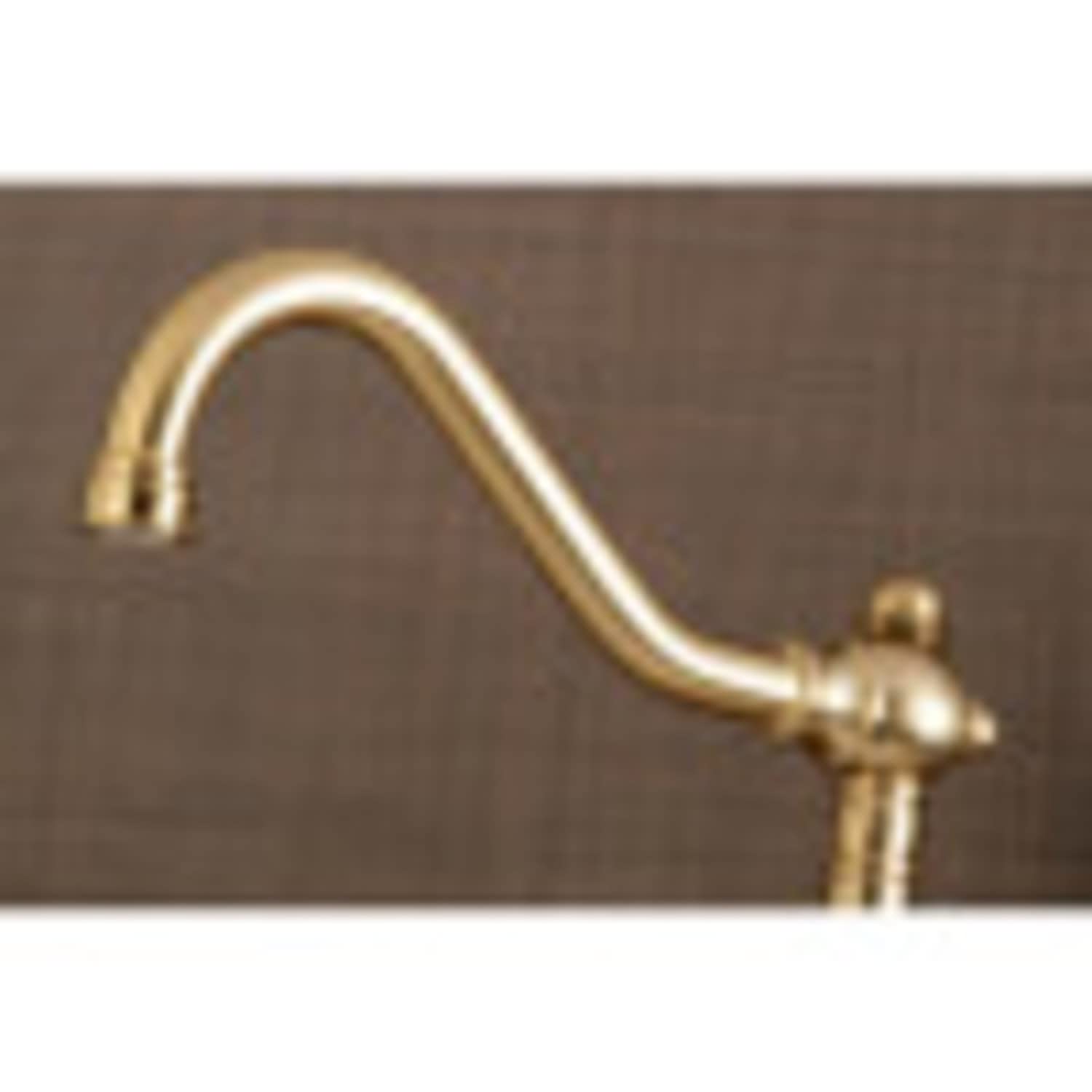 Kingston Brass KS3228AX Vintage Kitchen Faucet, 8-1/2-Inch, Brushed Nickel