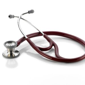 ADC Adscope 602 Traditional Cardiology Stethoscope, Burgundy