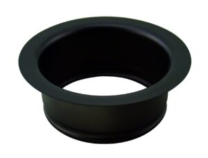 westbrass d208-12 4-1/4" standard kitchen sink waste disposal flange, 1-pack, oil rubbed bronze