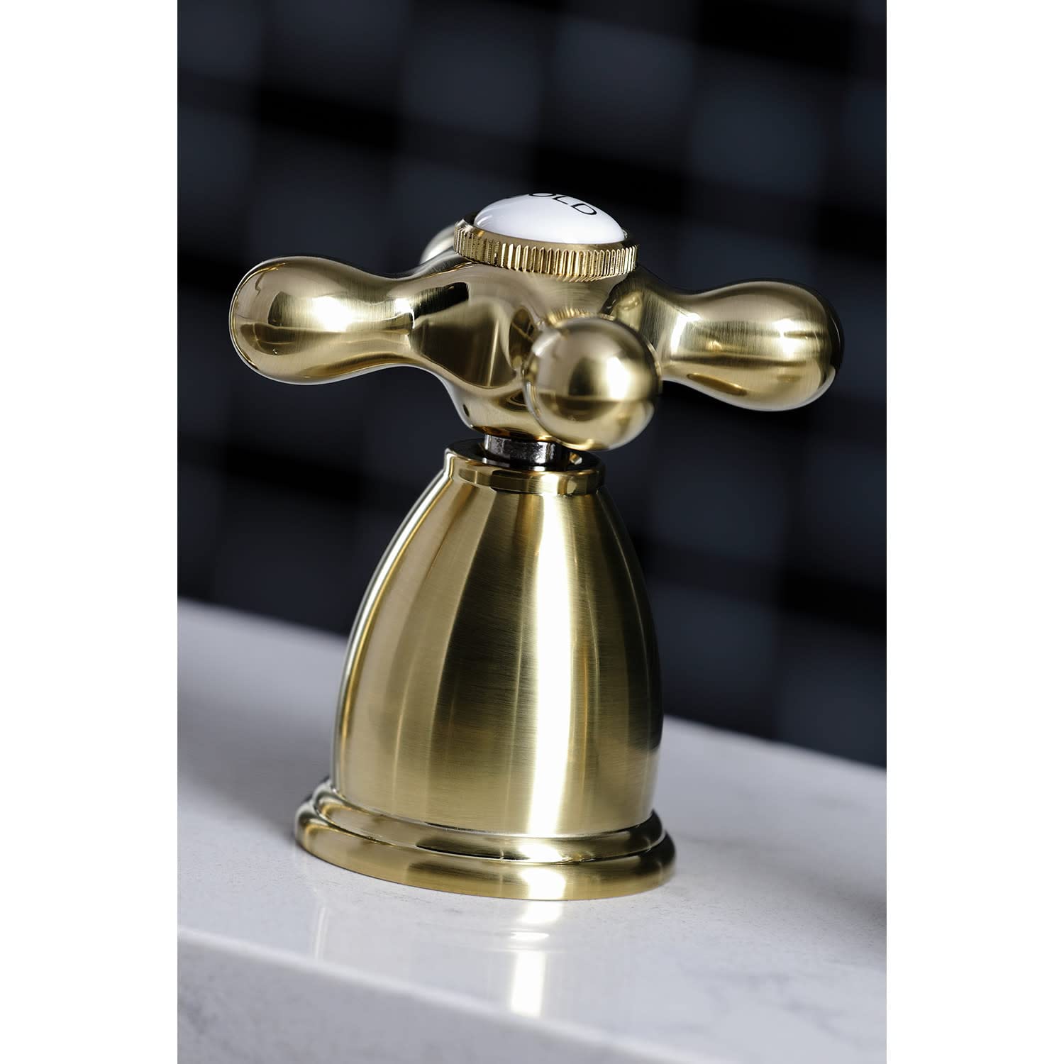 Kingston Brass KB1798AXBS Heritage 8-Inch Centerset Kitchen Faucet, Brushed Nickel