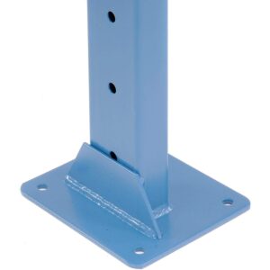 Global Industrial 48"H Upright Kit, Pair, 200 lbs. Capacity, Steel, Blue