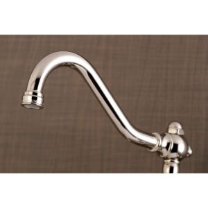 Kingston Brass KS3228AX Vintage Kitchen Faucet, 8-1/2-Inch, Brushed Nickel