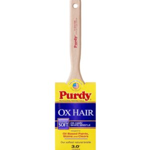 3” Purdy 144300030 Ox-O-Thin Flat Sash Paint Brush, Ox-Hair