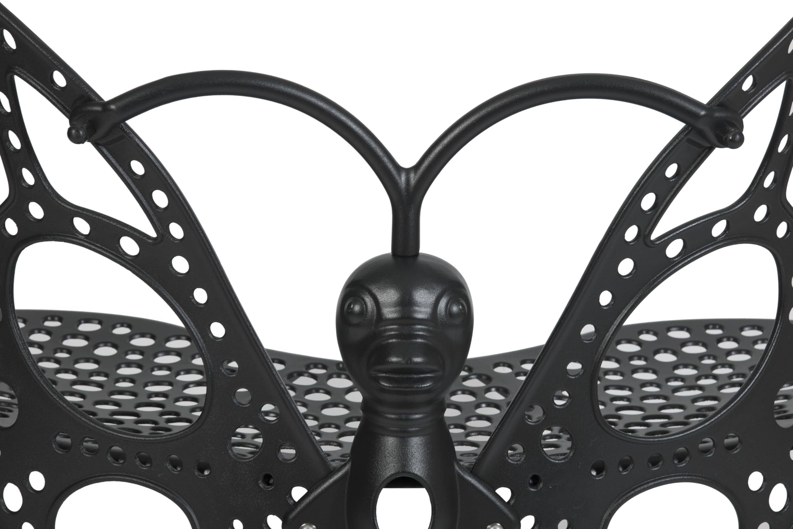 Flowerhouse FHBFB06 Butterfly Bench Patio Furniture & Accessories, Black