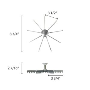 Thunder Group 9 Cut 9-Inch Diameter Pie Marker