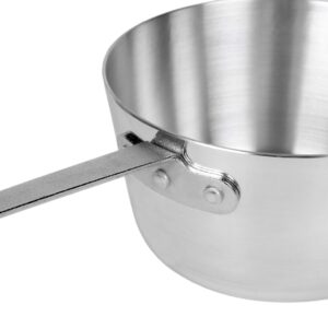 Thunder Group 5.5 Quart Aluminum Sauce Pans, Mirror Finish