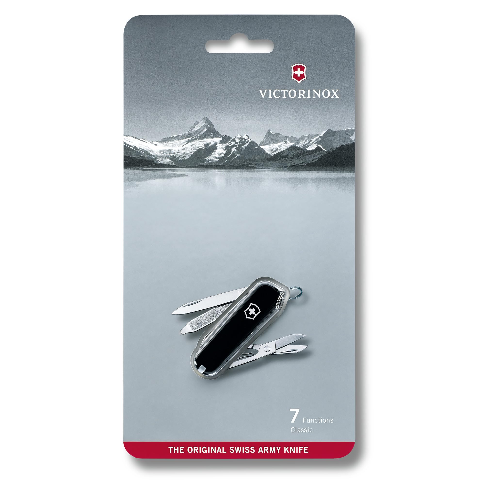 Victorinox Swiss Army Knife, Classic SD, Stainless Steel, Black, Pocketknife