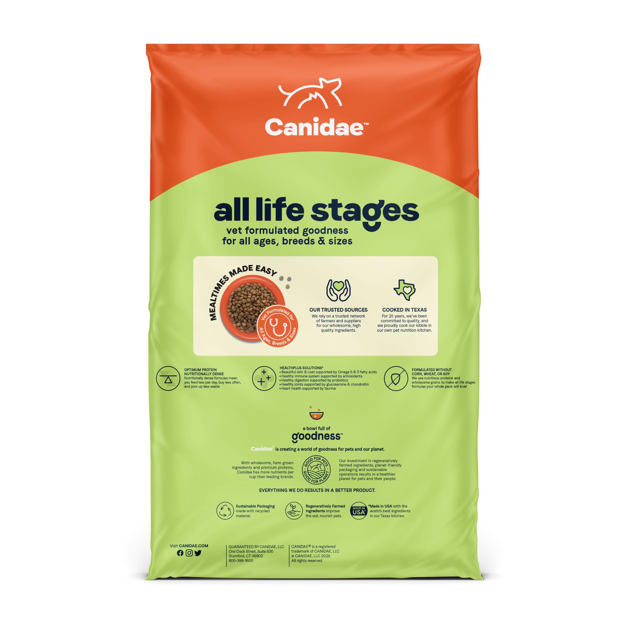 Canidae All Life Stages Dry Dog Food, Less Active Formula with Chicken, Turkey & Lamb, 27 lbs.