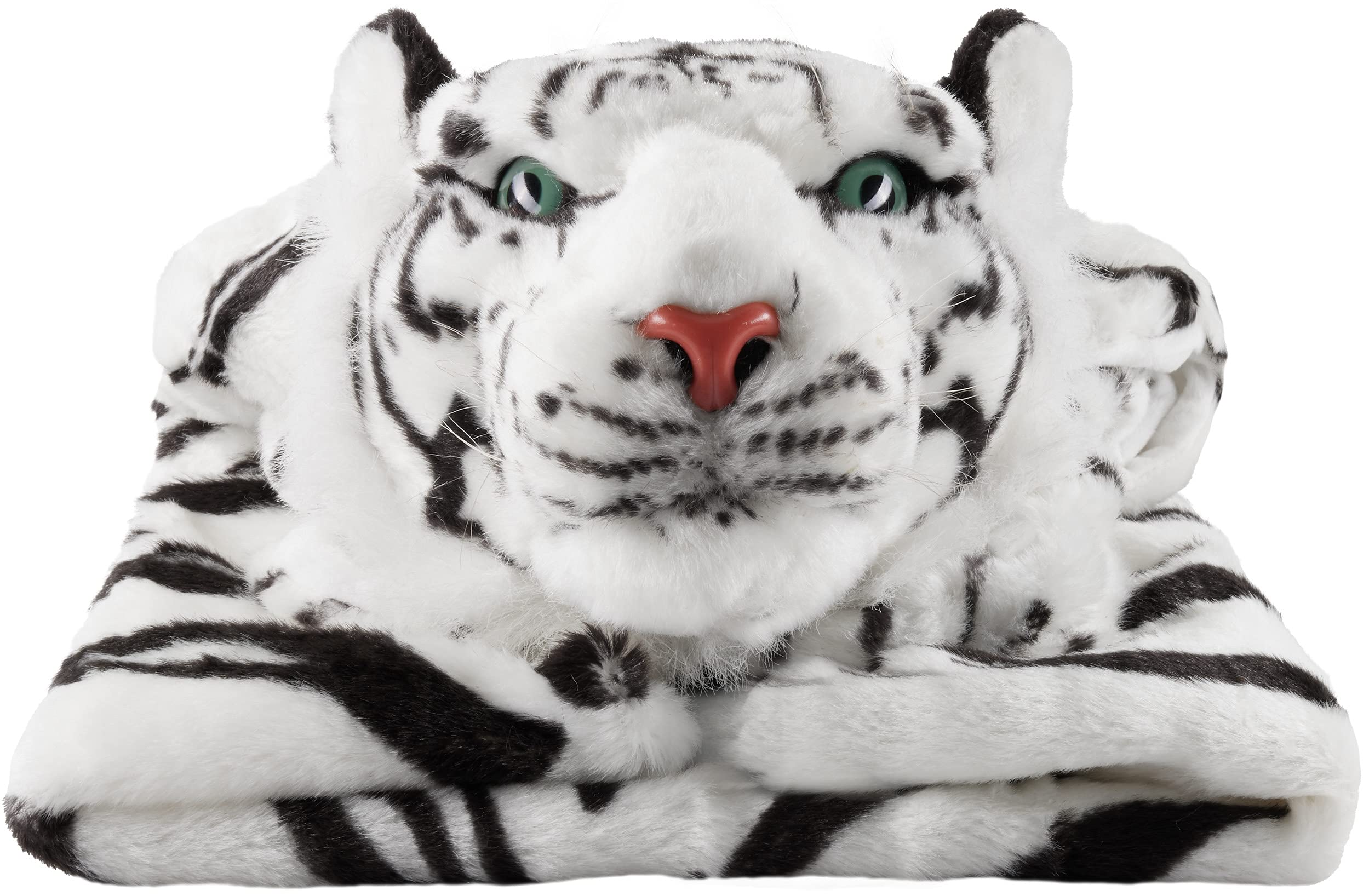 BRUBAKER Huge White Tiger Rug 78x47 Inch