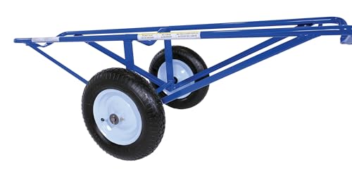 Vestil CARPET-45 Portable Carpet Dolly with Fully Pneumatic Wheels, 500 lbs Capacity, 60" Length x 26" Width x 20" Height, Platform Width (in.) 14-11/16.