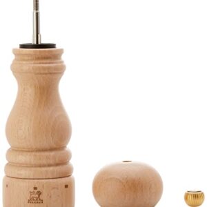 Peugeot - Paris u’Select Salt and Pepper Mill Set - Adjustable Grinders - Beechwood, Natural, 7in, (2/23386)