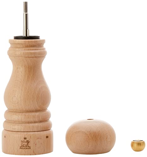 Peugeot - Paris u’Select Salt and Pepper Mill Set - Adjustable Grinders - Beechwood, Natural, 7in, (2/23386)