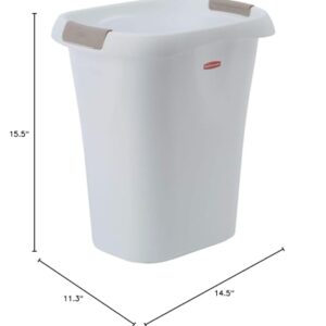 Rubbermaid 5.25 gal. White Open Top Wastebasket