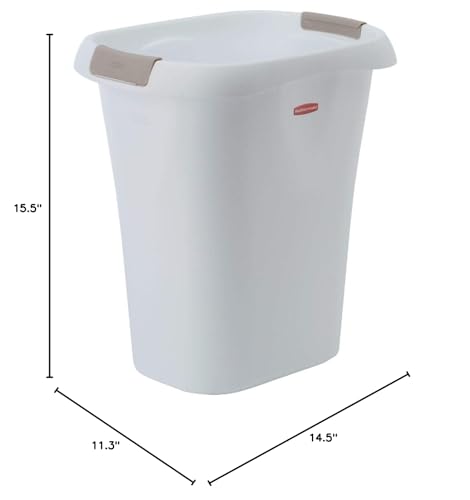 Rubbermaid 5.25 gal. White Open Top Wastebasket