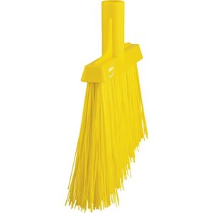 Vikan, Yellow Broom,Angle Cut,Stiff,11",PP/PET, 2914