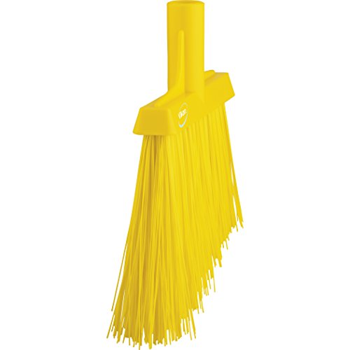 Vikan, Yellow Broom,Angle Cut,Stiff,11",PP/PET, 2914