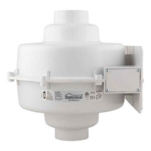 RadonAway 23005-1 GP501 Radon Mitigation Fan, 3" White